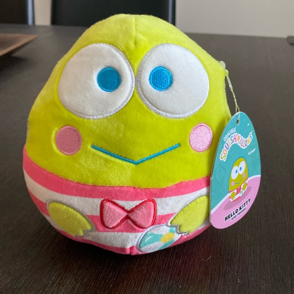 6.5” Keroppi Pool Squad Squishmallow - NEW WITH TAGS! sanrio hello kitty